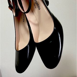 レペット(repetto)のレペット　エナメル　ストラップ　ヒール(ハイヒール/パンプス)