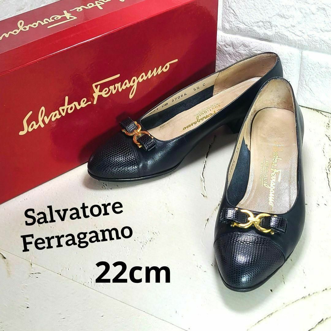 Salvatore Ferragamo - 【良品】サルヴァトーレフェラガモ ガンチーニ