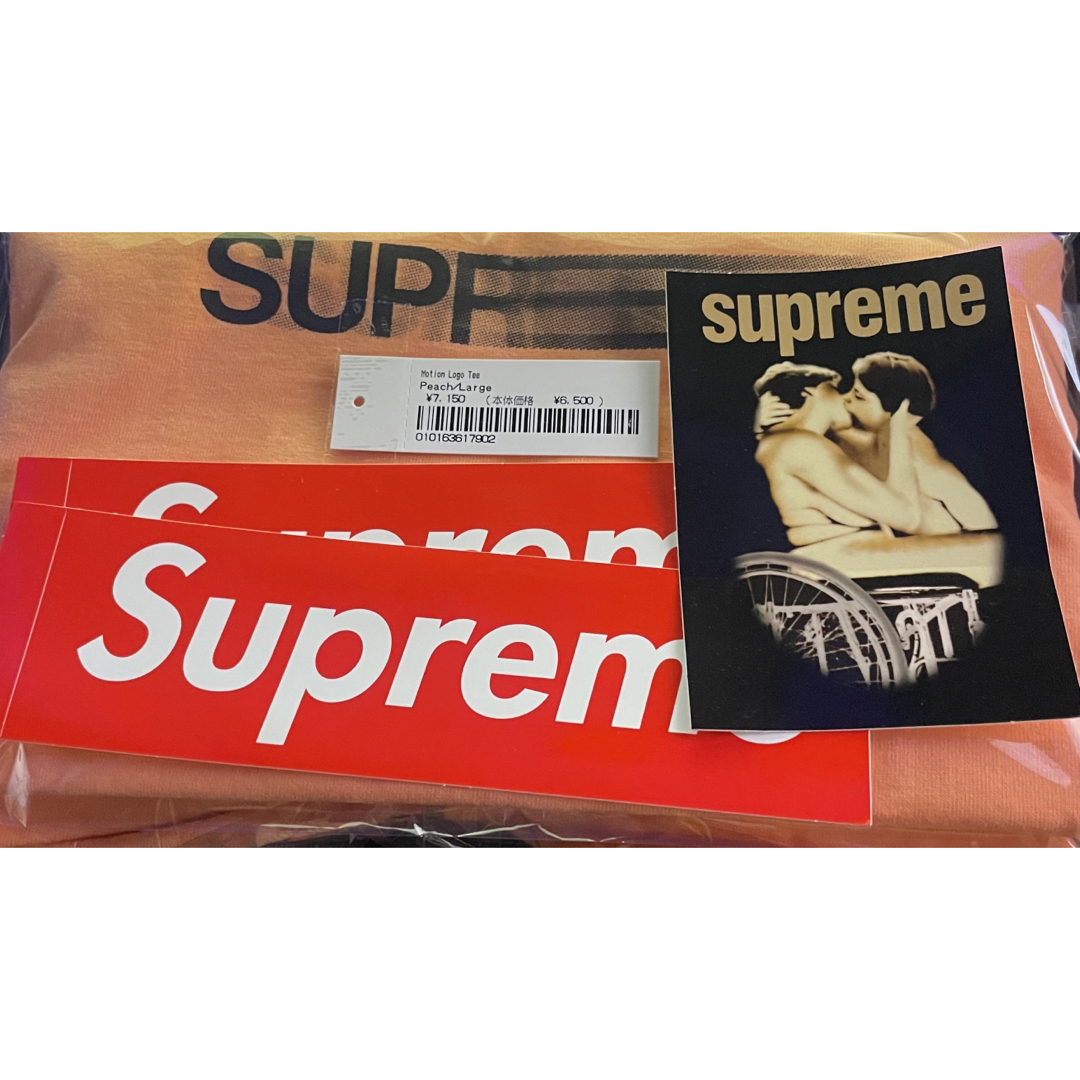 Supreme Motion Logo Tee peach 1