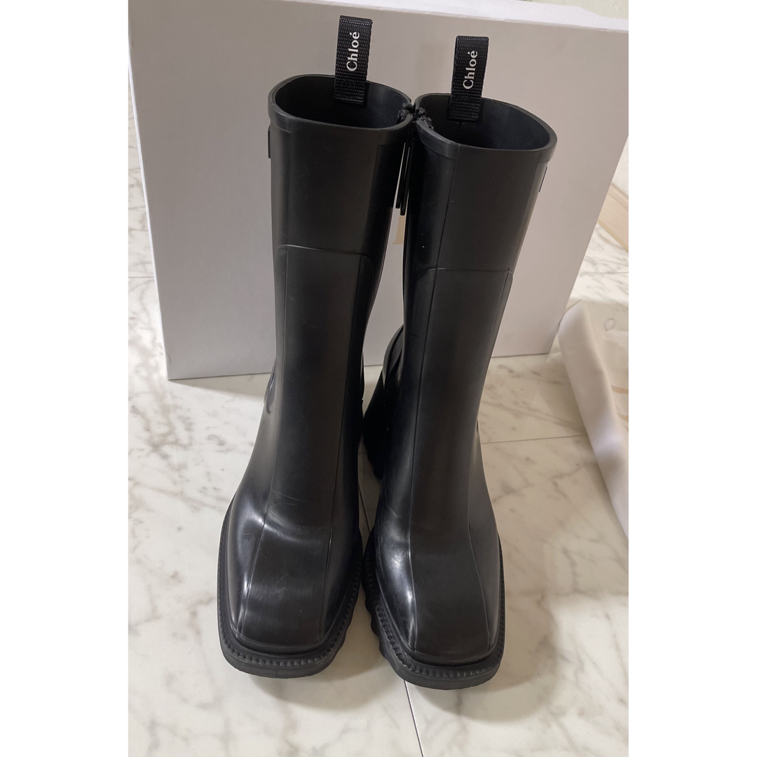 クロエChioe Betty レインブーツ　新品Rain  Boots ブラック