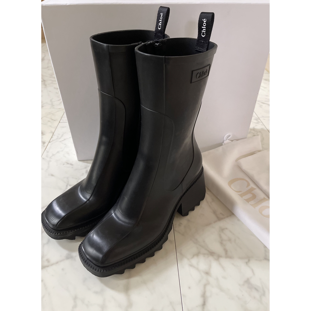 クロエ Chloe Betty レインブーツ RAIN BOOTS 39 - レインブーツ/長靴