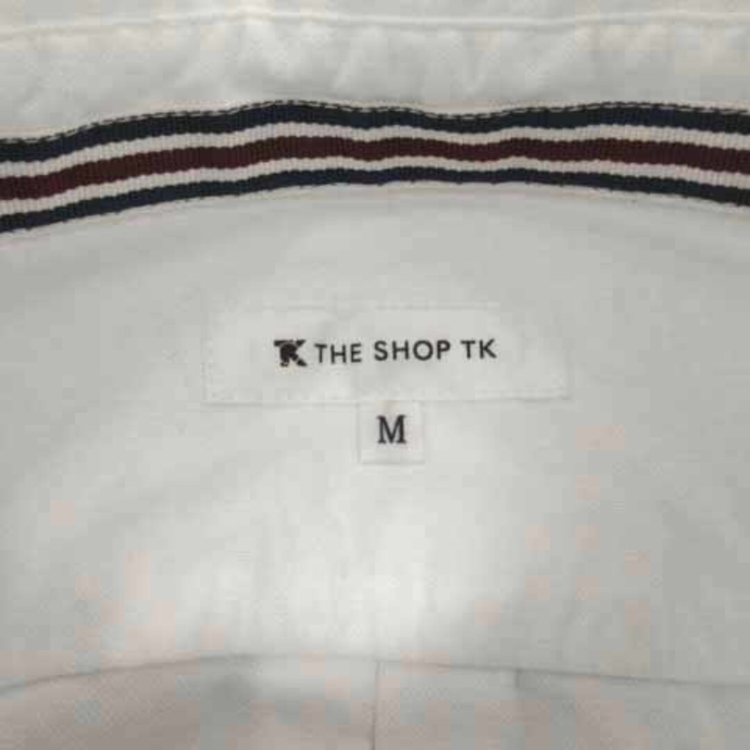 THE SHOP TK(ザショップティーケー)のTHE SHOP TK シャツ ボタンダウン コットン トリコロール 白 M メンズのトップス(シャツ)の商品写真