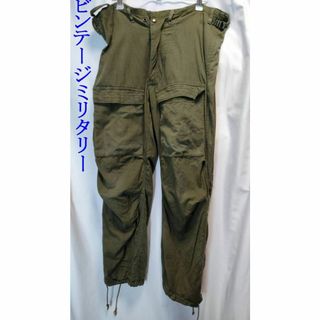 ミリタリー(MILITARY)の70年代 ビンテージ CHEMICAL PROTECTIVE カーゴパンツ(ワークパンツ/カーゴパンツ)