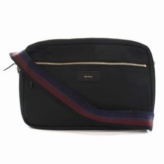 ポールスミス(Paul Smith)のPAUL SMITH ショルダーバッグ 斜めがけ メッセンジャー ナイロン 黒(ショルダーバッグ)