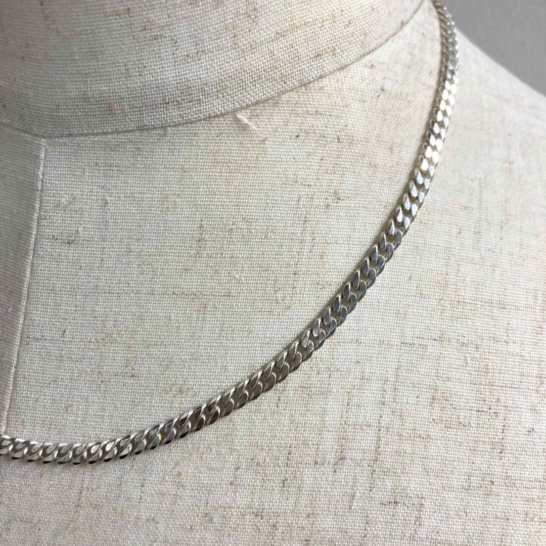 格安即決 VINTAGEヴィンテージ シルバー925 貴平チェーンネックレス