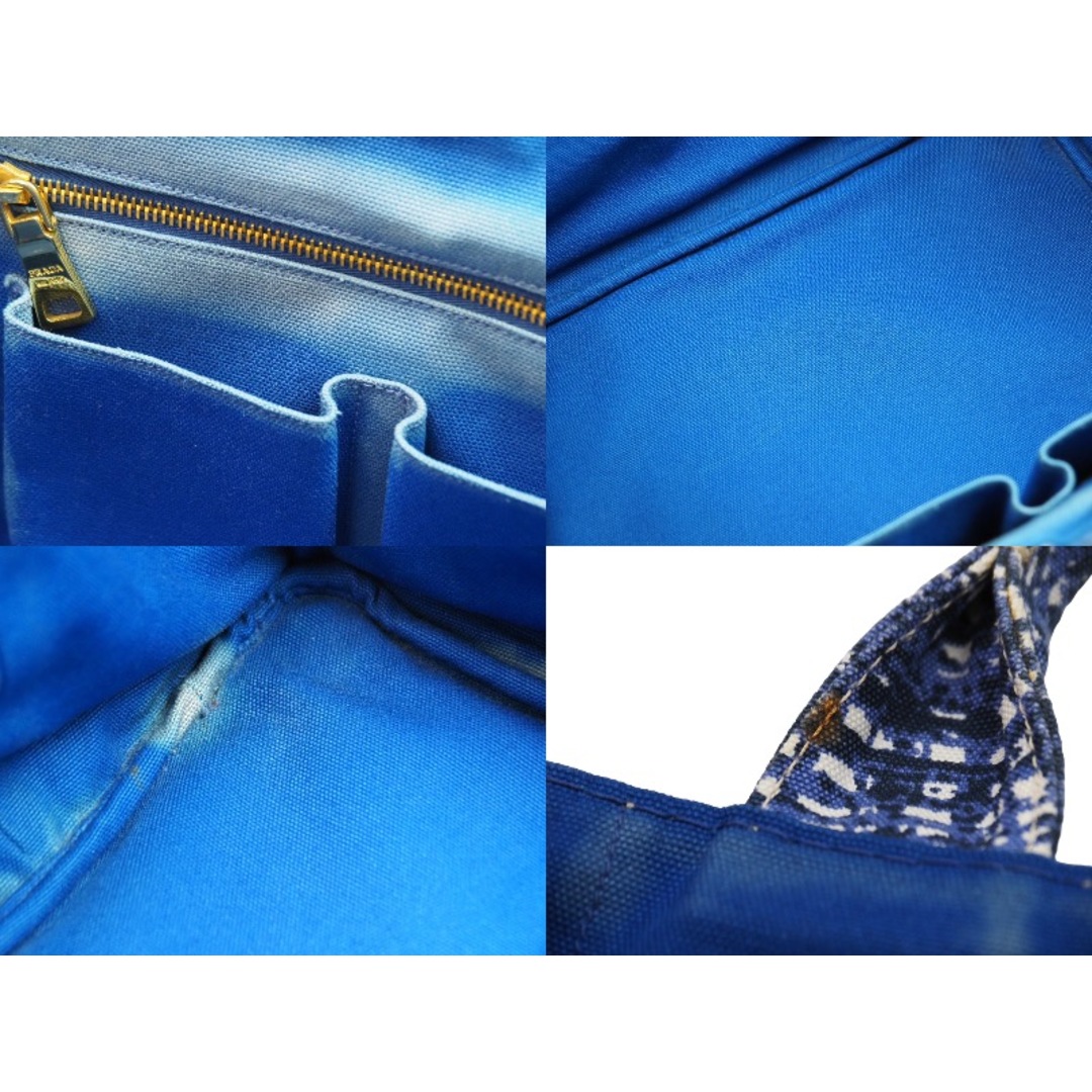 PRADA プラダ トートバッグ ハンドバッグ B1872B CANAPA STAMPATA