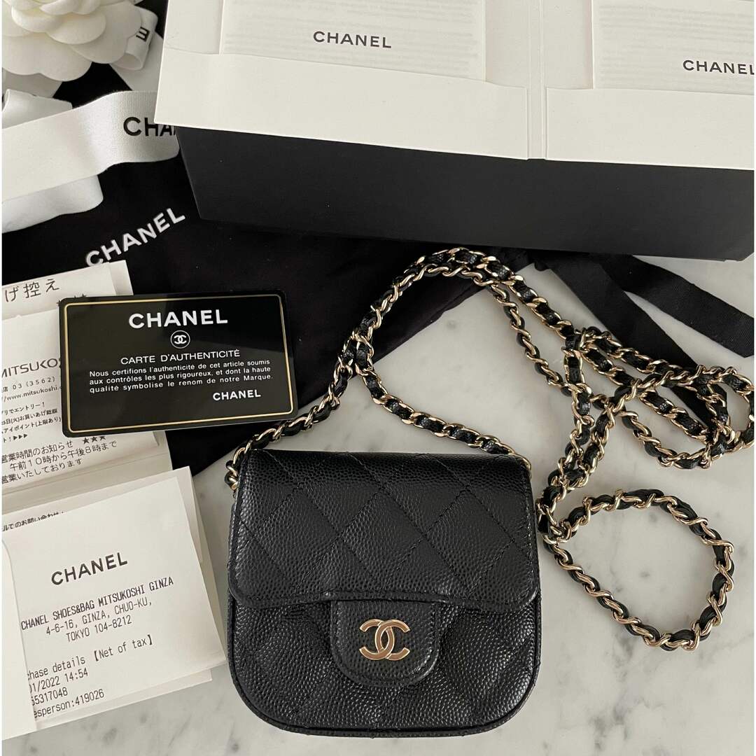 CHANEL(シャネル)のCHANEL クラシックチェーンクラッチ　ポシェット レディースのバッグ(ショルダーバッグ)の商品写真