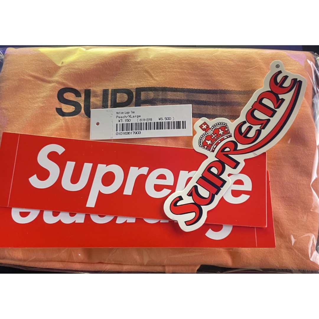 Supreme Motion Logo Tee peach | capacitasalud.com