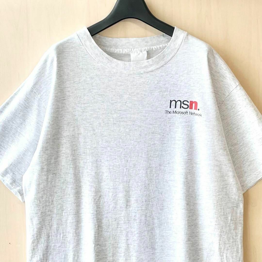 90s古着ヴィンテージ 企業Tシャツ The Microsoft Network-