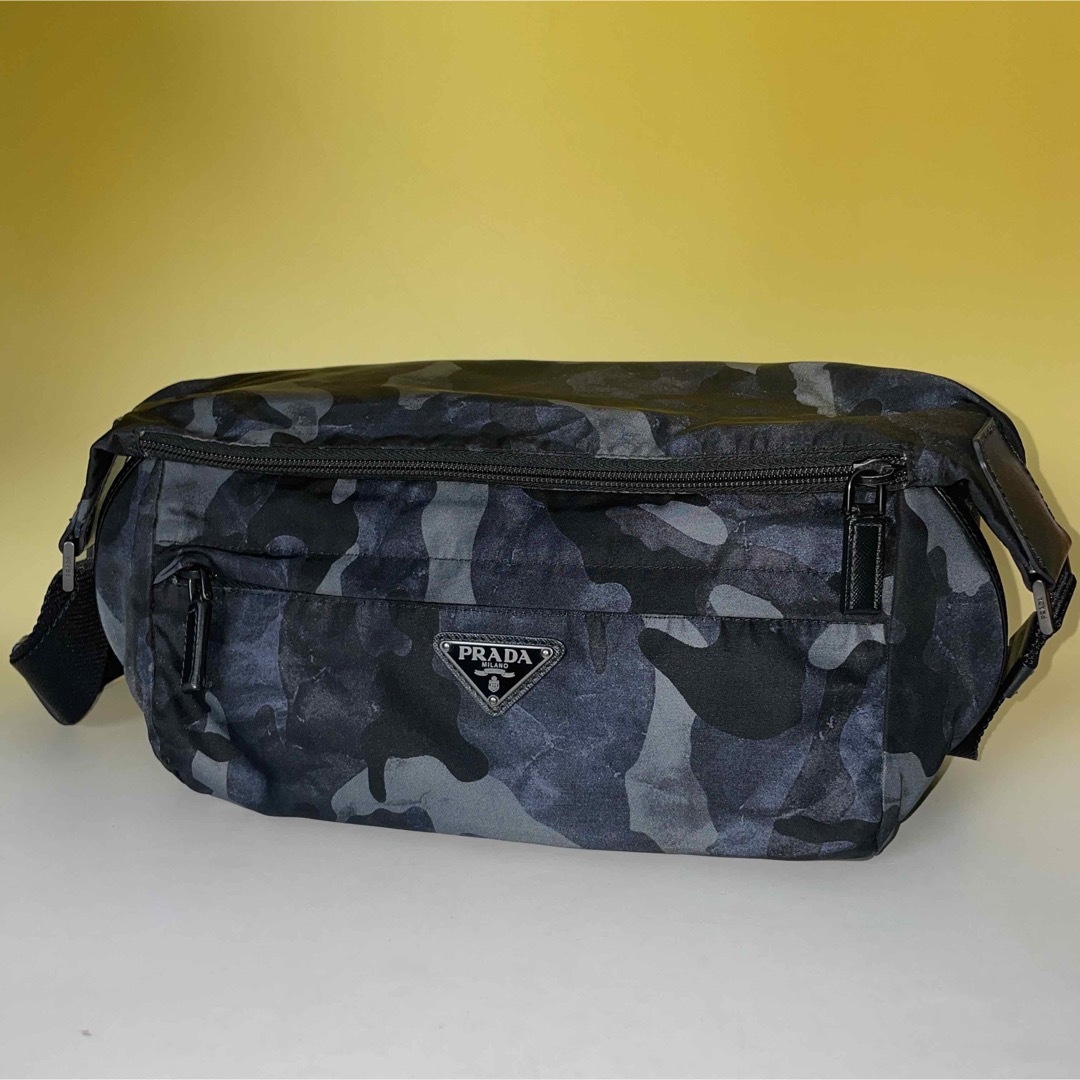 PRADA - Prada 極美品 カモフラ ボディバッグ 迷彩 ウエストポーチ