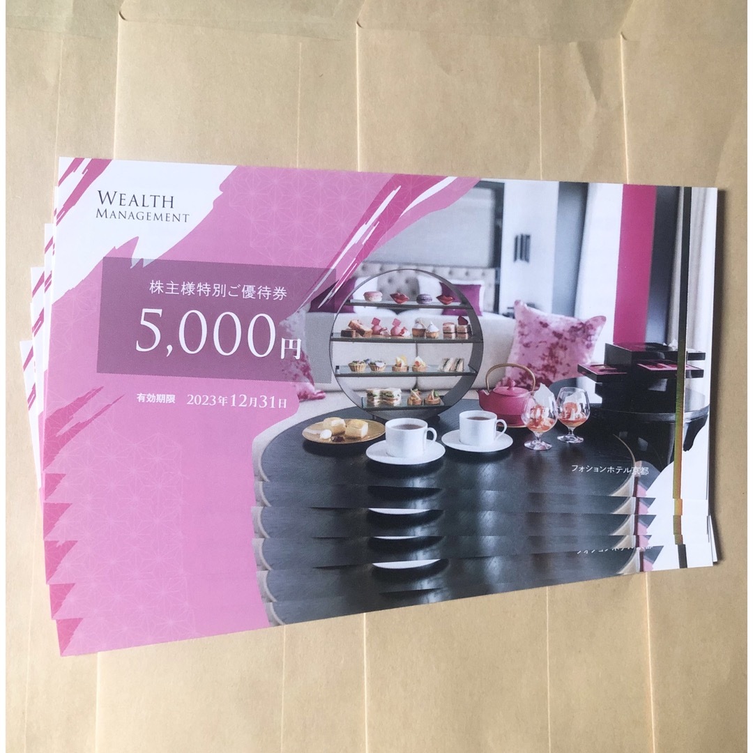 ウェルスマネジメント株主優待30000円分-