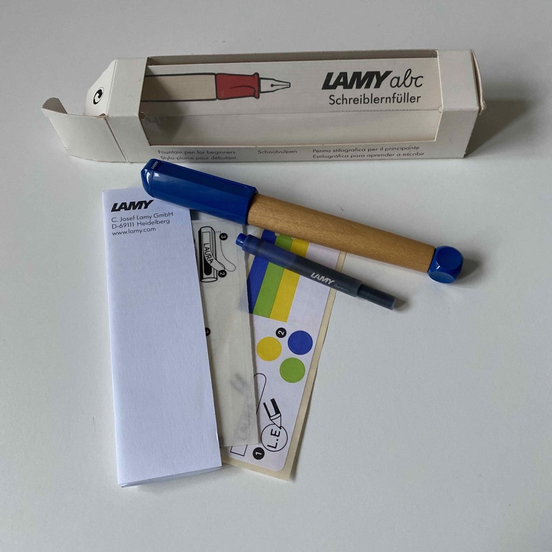 LAMY(ラミー)のLAMMY abc 万年筆 ブルー インテリア/住まい/日用品の文房具(ペン/マーカー)の商品写真