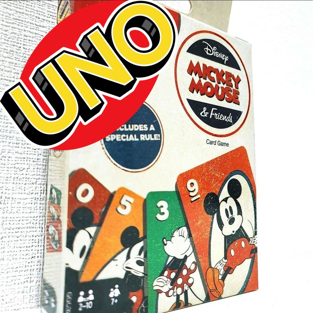 Disney(ディズニー)の【UNO】Mickey & Friends エンタメ/ホビーのテーブルゲーム/ホビー(トランプ/UNO)の商品写真