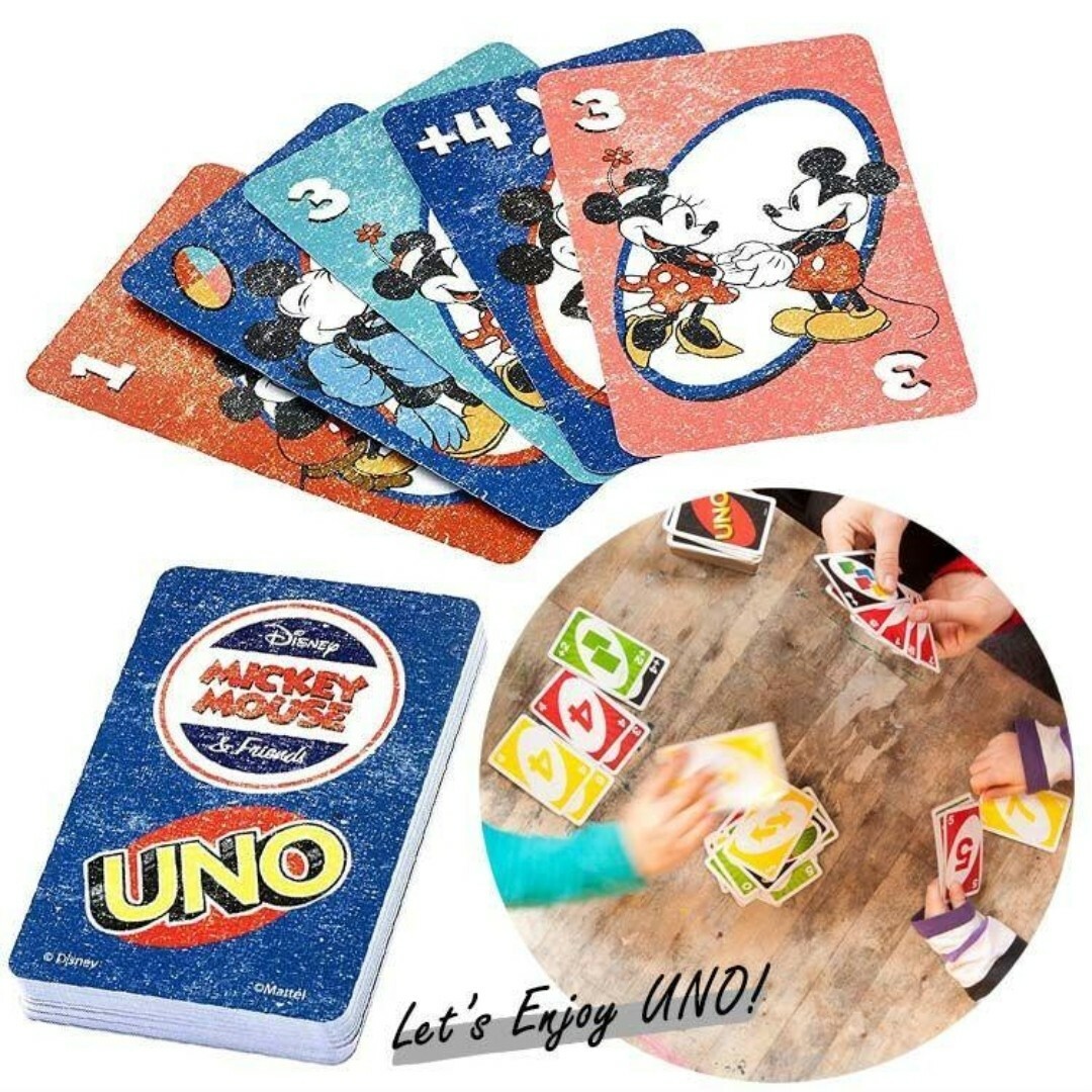 Disney(ディズニー)の【UNO】Mickey & Friends エンタメ/ホビーのテーブルゲーム/ホビー(トランプ/UNO)の商品写真