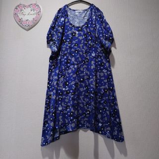 ツモリチサト(TSUMORI CHISATO)のTSUMORI CHISATO 宇宙柄 チュニックワンピース(ひざ丈ワンピース)