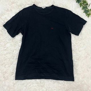 サイ(Scye)のScye サイ 刺繍ロゴ ブラック Tシャツ【M】38(Tシャツ/カットソー(半袖/袖なし))