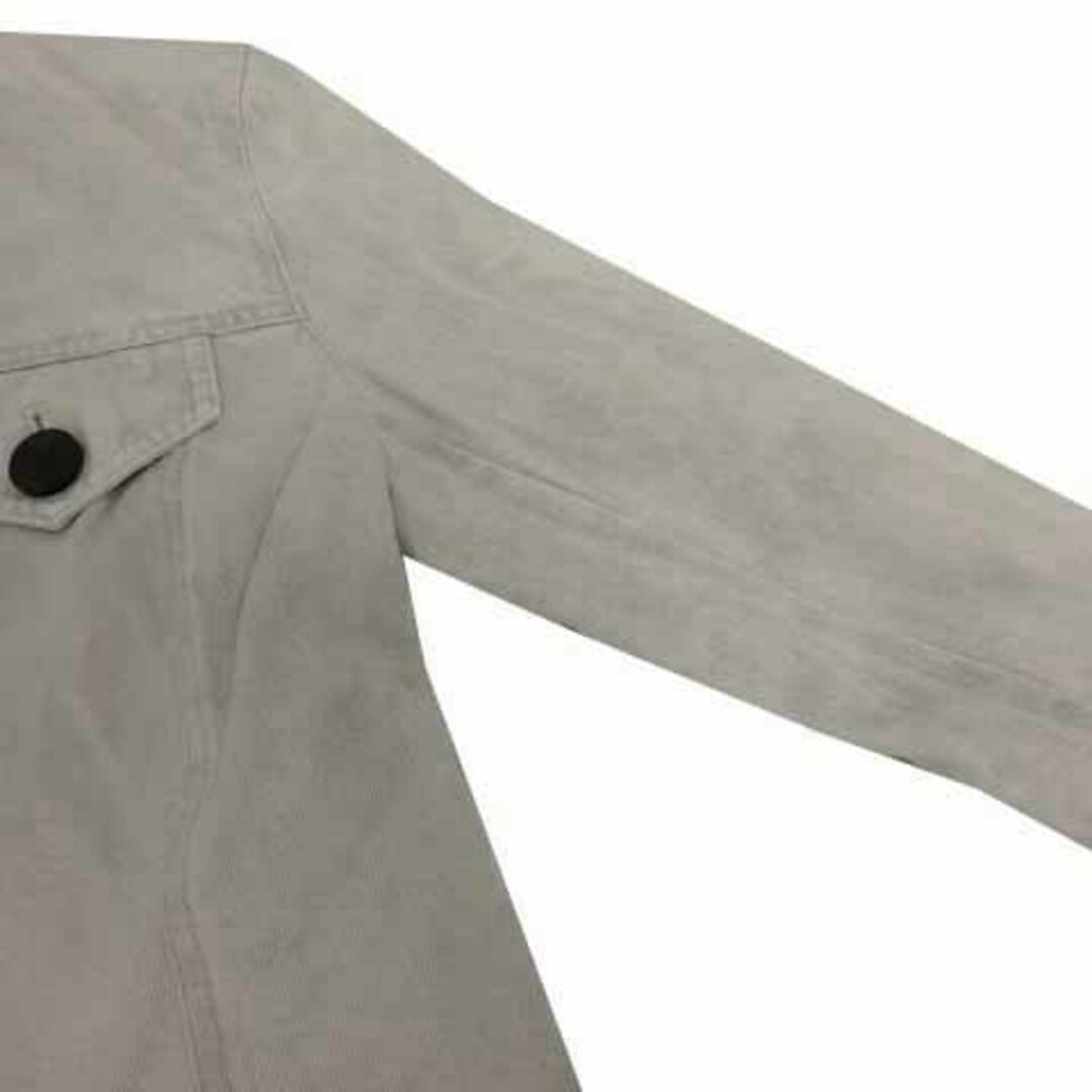 EPOCA(エポカ)のエポカ デニムジャケット ウォッシュ加工 コーティング加工 グレー系 40 レディースのジャケット/アウター(Gジャン/デニムジャケット)の商品写真