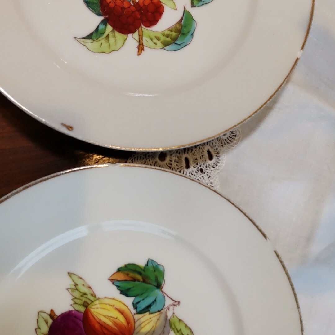 MEISSEN(マイセン)のVieux Paris　フランス　アンティーク皿　6枚 エンタメ/ホビーの美術品/アンティーク(陶芸)の商品写真