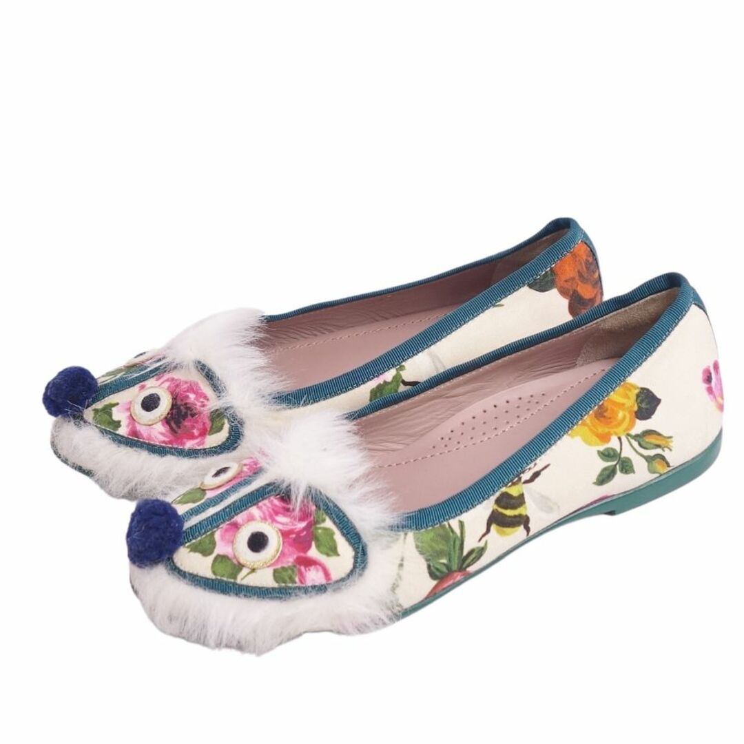 GUCCI - グッチ GUCCI パンプス チャイナシューズ 花柄 総柄 GUCCI - グッチ GUCCI パンプス チャイナシューズ 花柄 総柄
