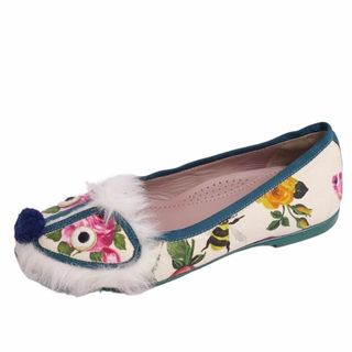 GUCCI - グッチ GUCCI パンプス チャイナシューズ 花柄 総柄 GUCCI - グッチ GUCCI パンプス チャイナシューズ 花柄 総柄
