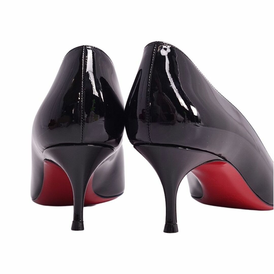 未使用 クリスチャンルブタン Christian Louboutin パンプス ポインテッドトゥ パテントレザー ヒール シューズ 靴 レディース  38(25cm相当) ブラック