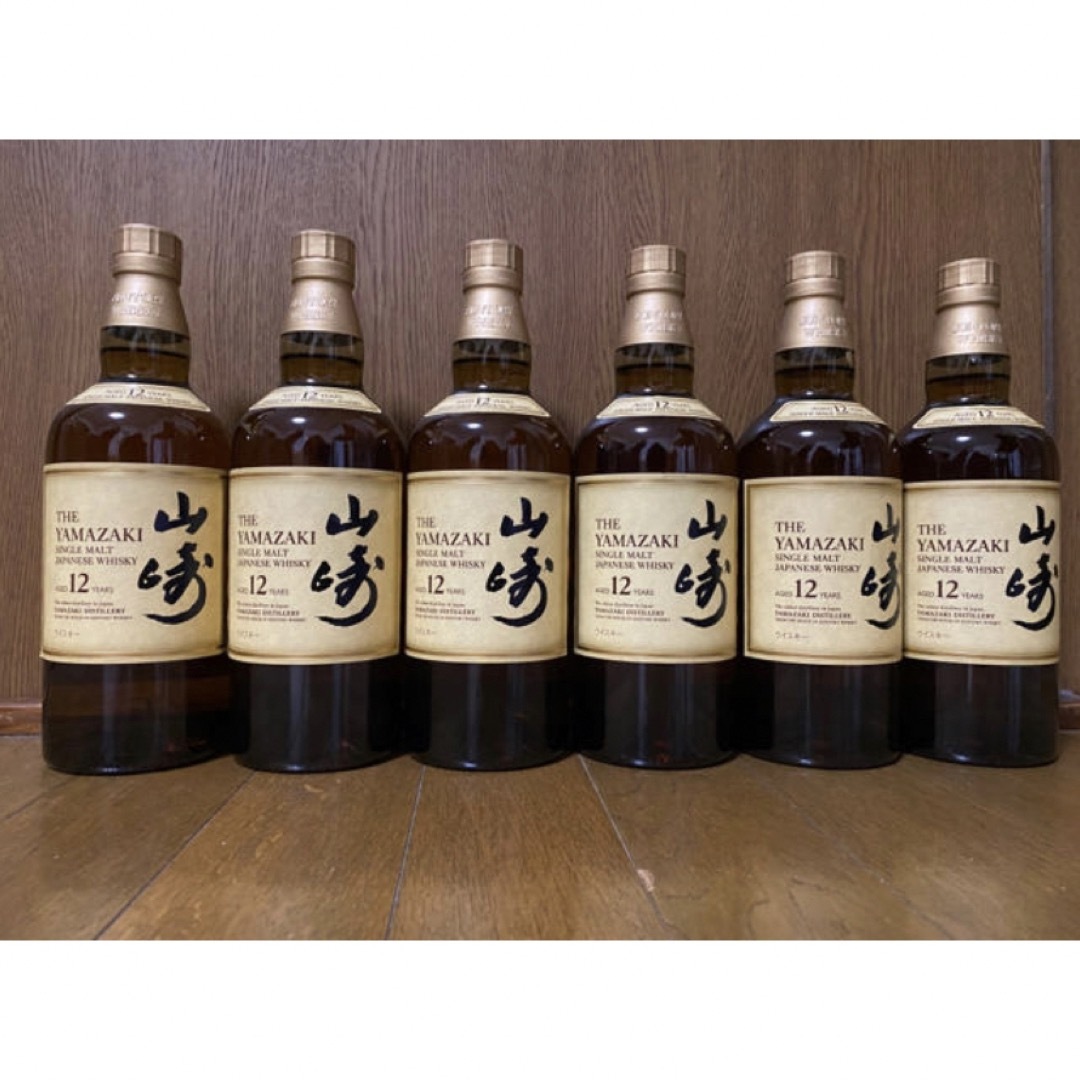 サントリー(サントリー)の山崎12年×6 食品/飲料/酒の酒(ウイスキー)の商品写真
