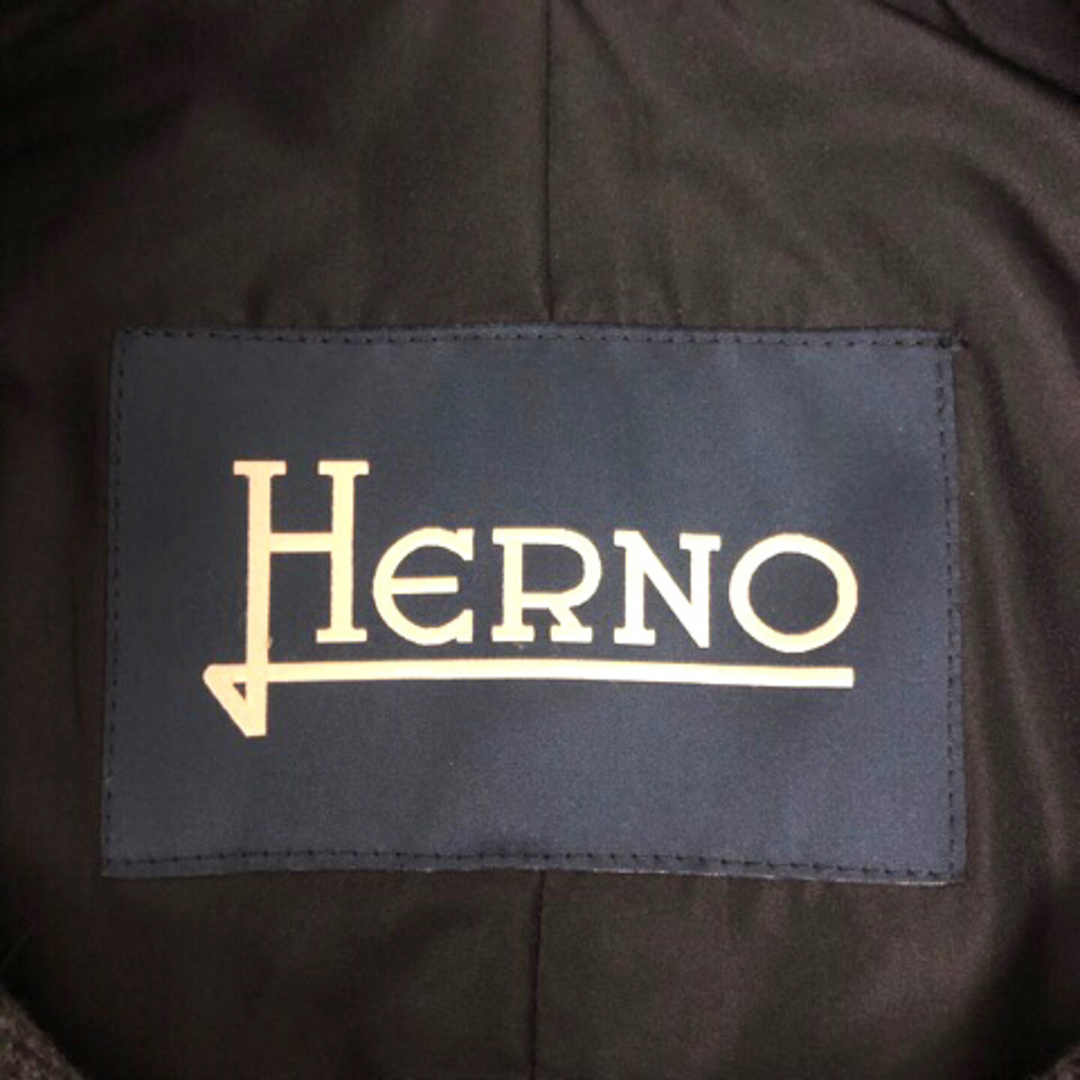 HERNO(ヘルノ)のヘルノ コート ジャケット ウール混 チェック柄 長袖 44 チャコールグレー メンズのジャケット/アウター(その他)の商品写真