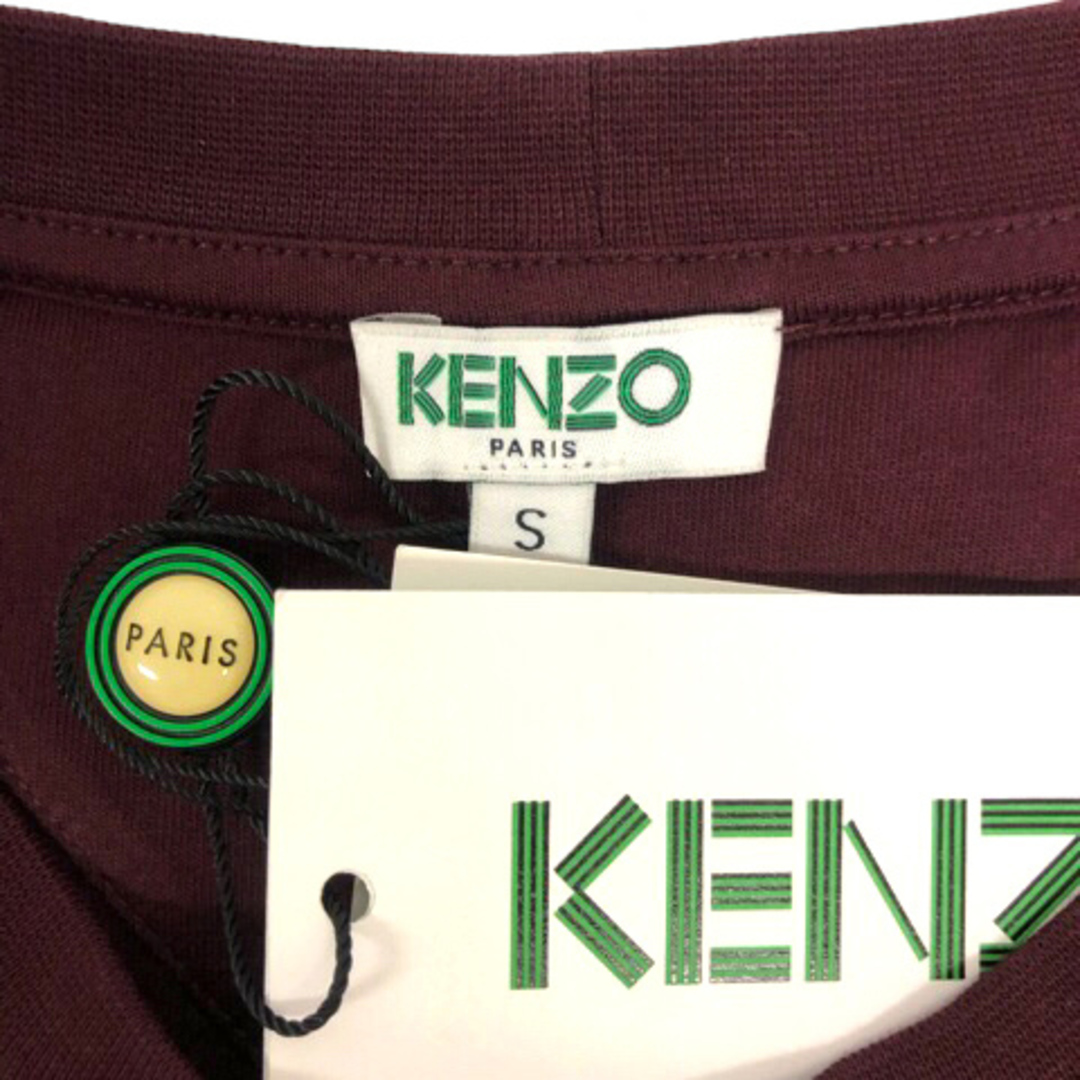 KENZO(ケンゾー)のケンゾー Tシャツ クールネック プリント ワンポイント 半袖 S ワインレッド メンズのトップス(Tシャツ/カットソー(半袖/袖なし))の商品写真