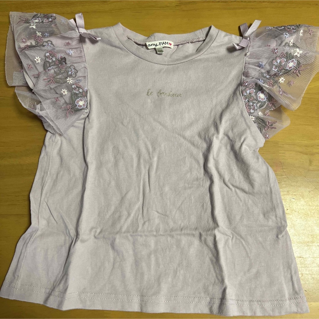 anyFAM(エニィファム)のエニィファム　半袖 120 キッズ/ベビー/マタニティのキッズ服女の子用(90cm~)(Tシャツ/カットソー)の商品写真