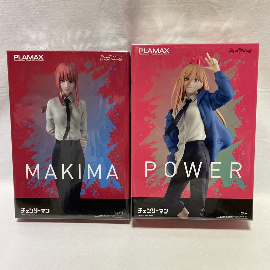 ① PLAMAX プラモデル チェンソーマン 「マキマ」「パワー」　セット