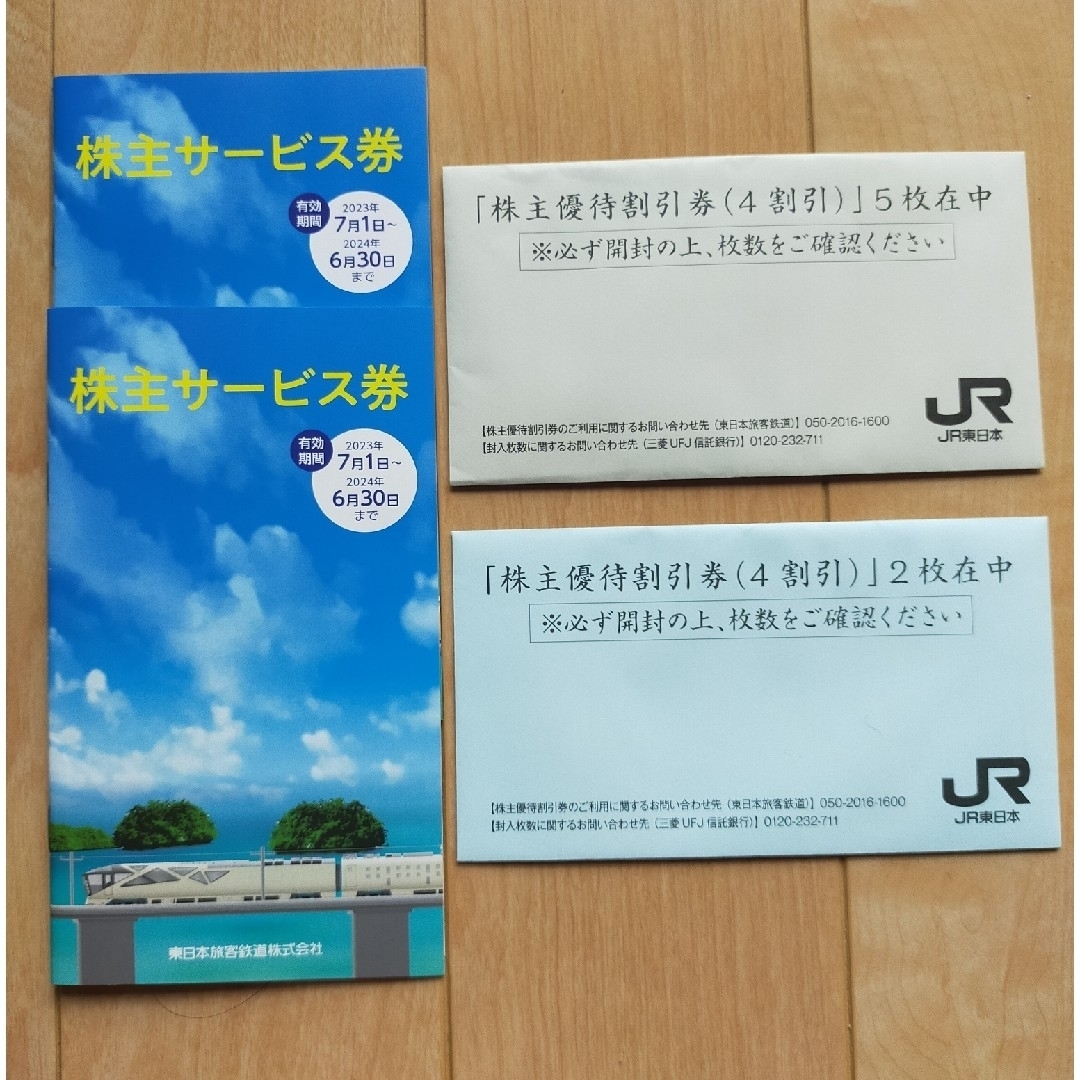 JR東日本　株主優待割引券7枚