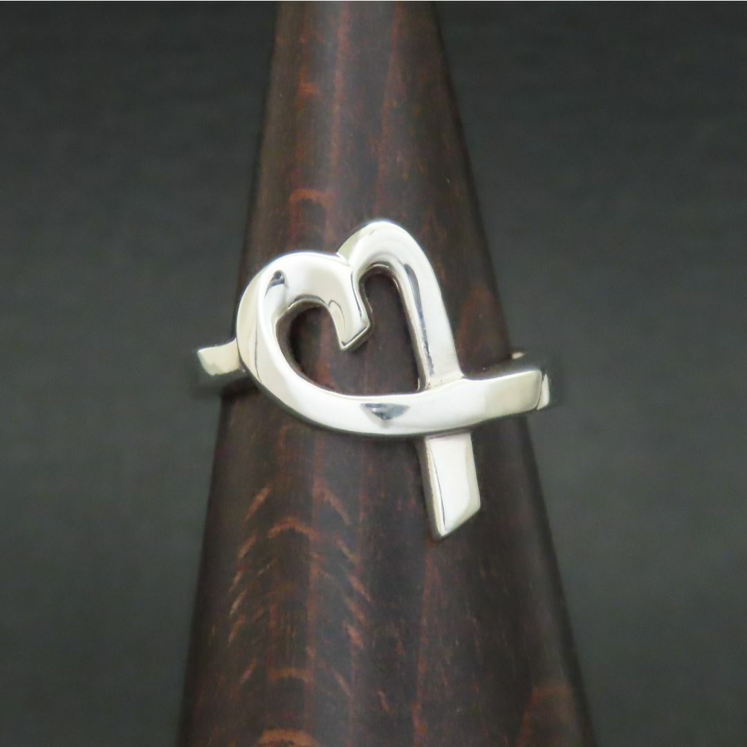 新品同様 美品 ティファニー ラビングハートリング 指輪 新品同様 美品 ティファニー ラビングハートリング 指輪