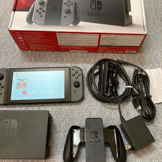 ニンテンドースイッチ(Nintendo Switch)のNintendo Switch JOY-CON(L) (R)本体セット中古動作品(携帯用ゲーム機本体)