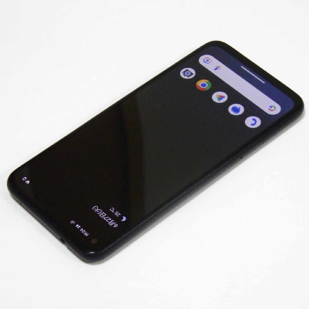 Google Pixel(グーグルピクセル)の美品 SIMフリー Google Pixel 4a 128GB ジャストブラック スマホ/家電/カメラのスマートフォン/携帯電話(スマートフォン本体)の商品写真