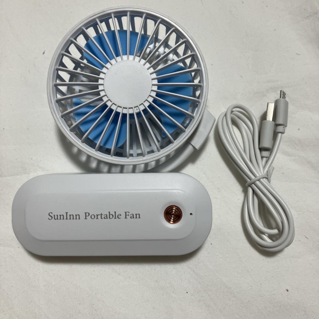 お得 SunInn PX-01 小型 携帯扇風機 3段階 風量調節 卓上扇