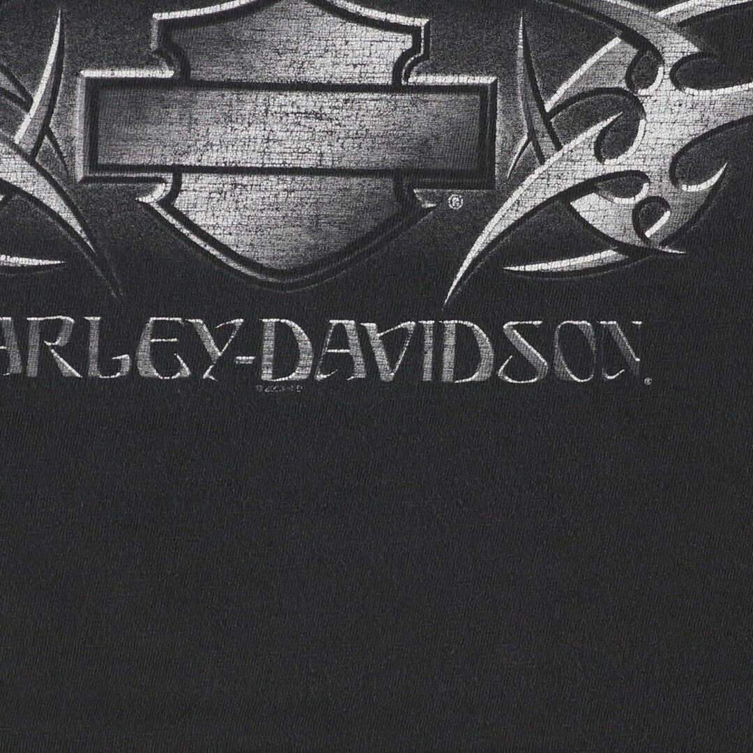 ハーレーダビッドソン Harley-Davidson 両面プリント モーターサイクル