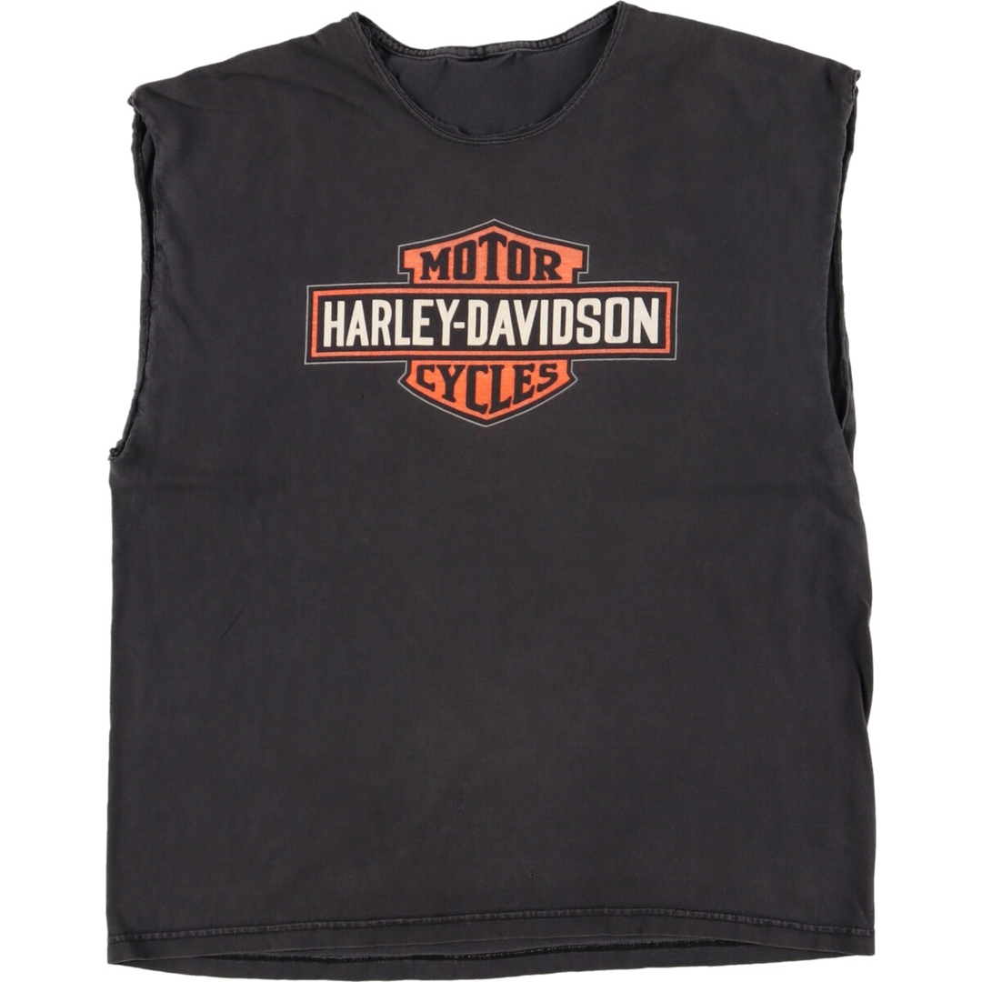 Harley-Davidson ハーレーダビッドソン カットオフ モーターサイクル バイクTシャツ メンズL /eaa348300565cm商品名