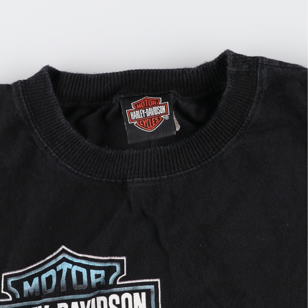 Harley Davidson(ハーレーダビッドソン)の古着 ハーレーダビッドソン Harley-Davidson 両面プリント モーターサイクル バイクTシャツ カナダ製 メンズXL /eaa348313 メンズのトップス(Tシャツ/カットソー(半袖/袖なし))の商品写真