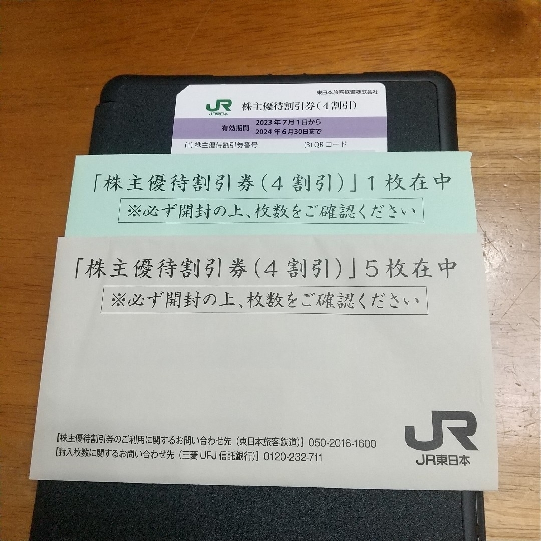 今ならほぼ即納！ JR東日本 株主優待券 6枚 | artfive.co.jp