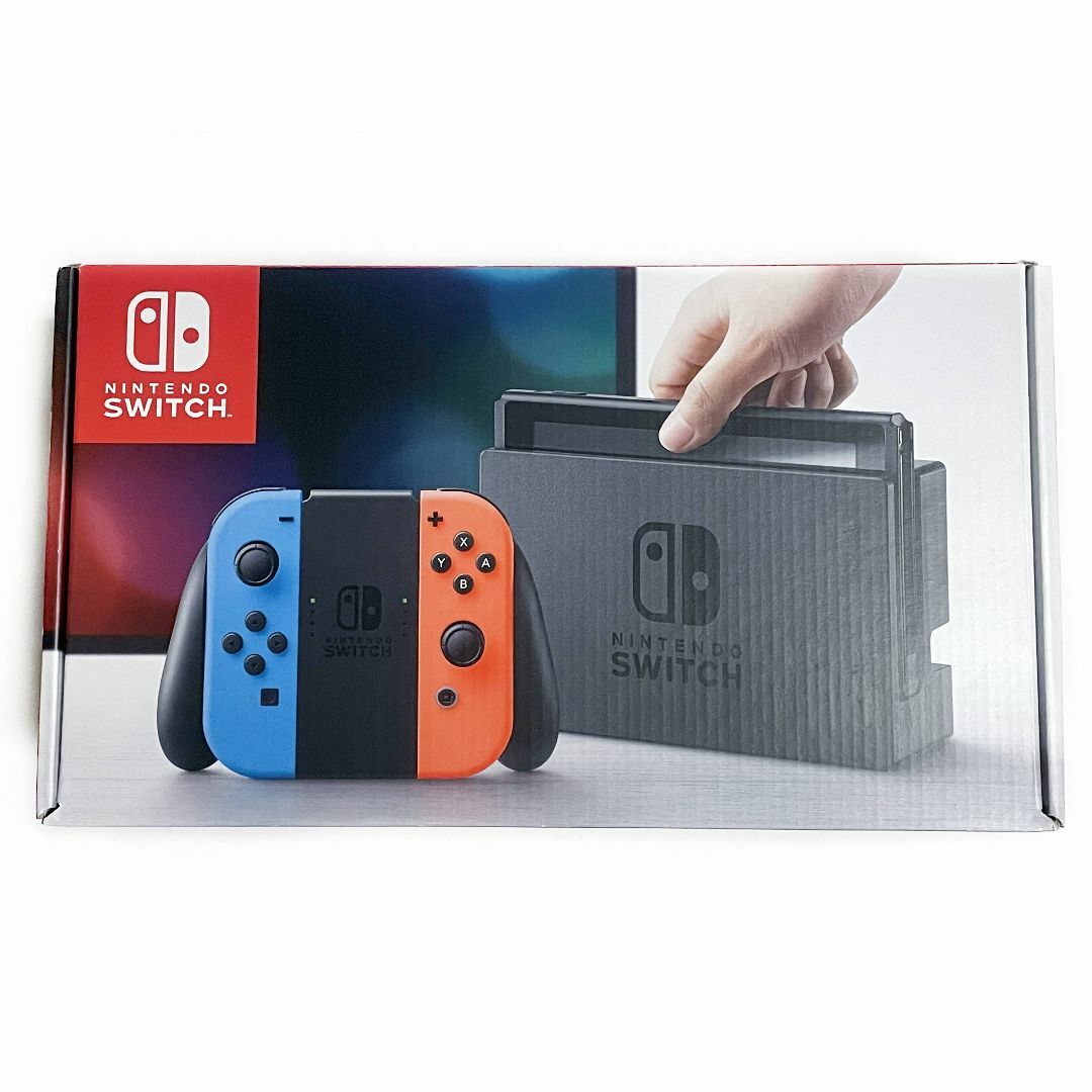 美品 NINTENDO 任天堂 スイッチ Switch ブルー レッド 動作〇