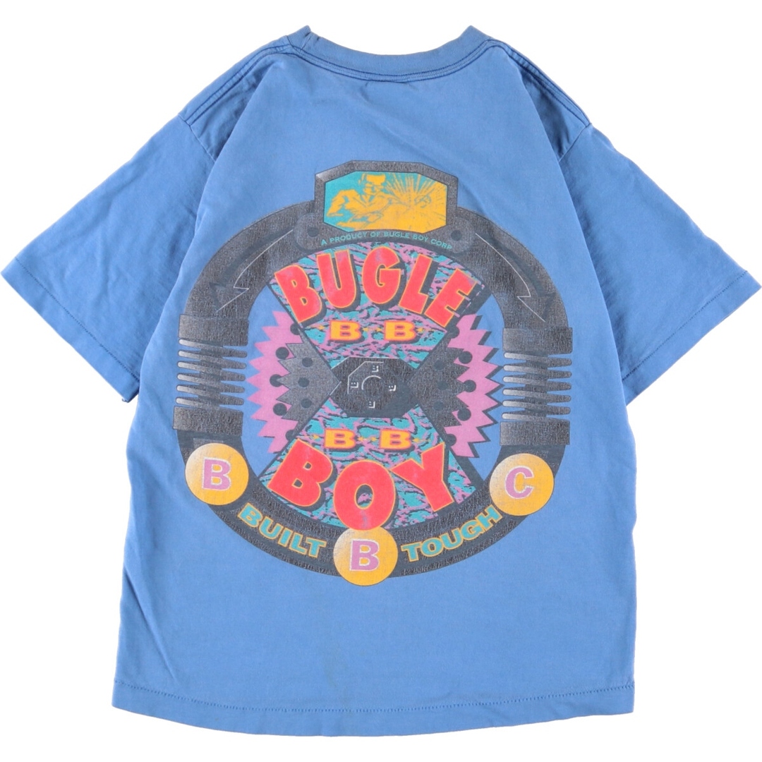 90年代 BUGLE BOY 両面プリント プリントTシャツ USA製 メンズM ヴィンテージ /eaa347871