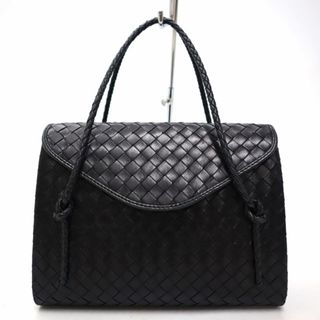 ボッテガヴェネタ(Bottega Veneta)のボッテガヴェネタ ヴィンテージ レザー イントレチャート ハンドバッグ(ハンドバッグ)