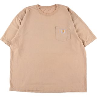 カーハート(carhartt)の古着 カーハート Carhartt 半袖 ワンポイントロゴポケットTシャツ メンズXL /eaa348384(Tシャツ/カットソー(半袖/袖なし))