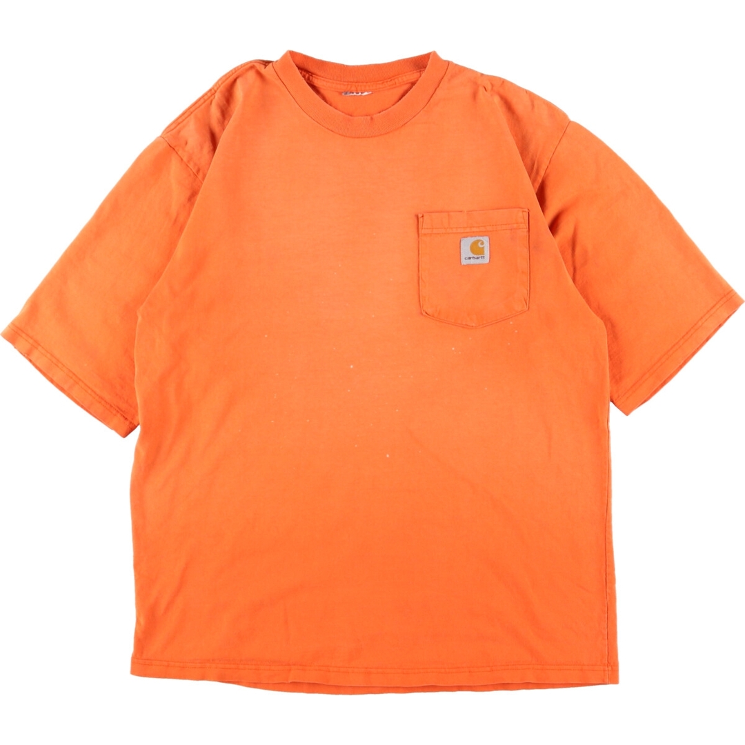 カーハート Carhartt 半袖 ワンポイントロゴポケットTシャツ メンズL /eaa348399