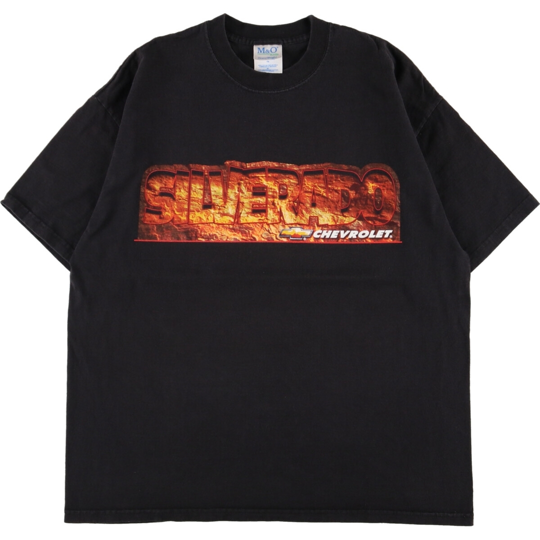 プリント生産国M&O SILVERADO シルバラード 両面プリント アドバタイジングTシャツ メンズXL /eaa348961