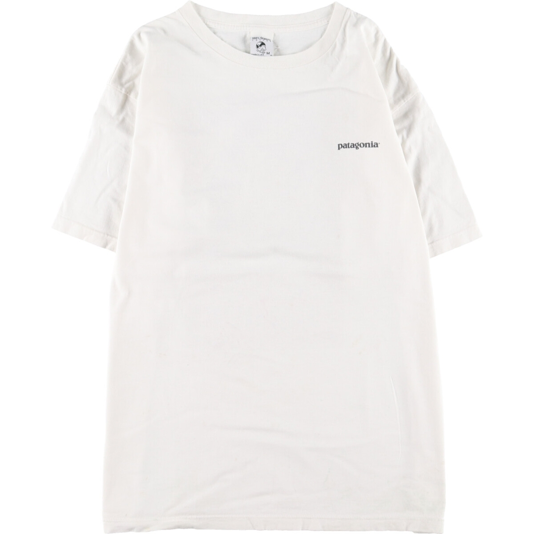 パタゴニア Patagonia ORGANIC COTTON オーガニックコットン 半袖 バックプリントTシャツ USA製 メンズL ヴィンテージ /eaa347603