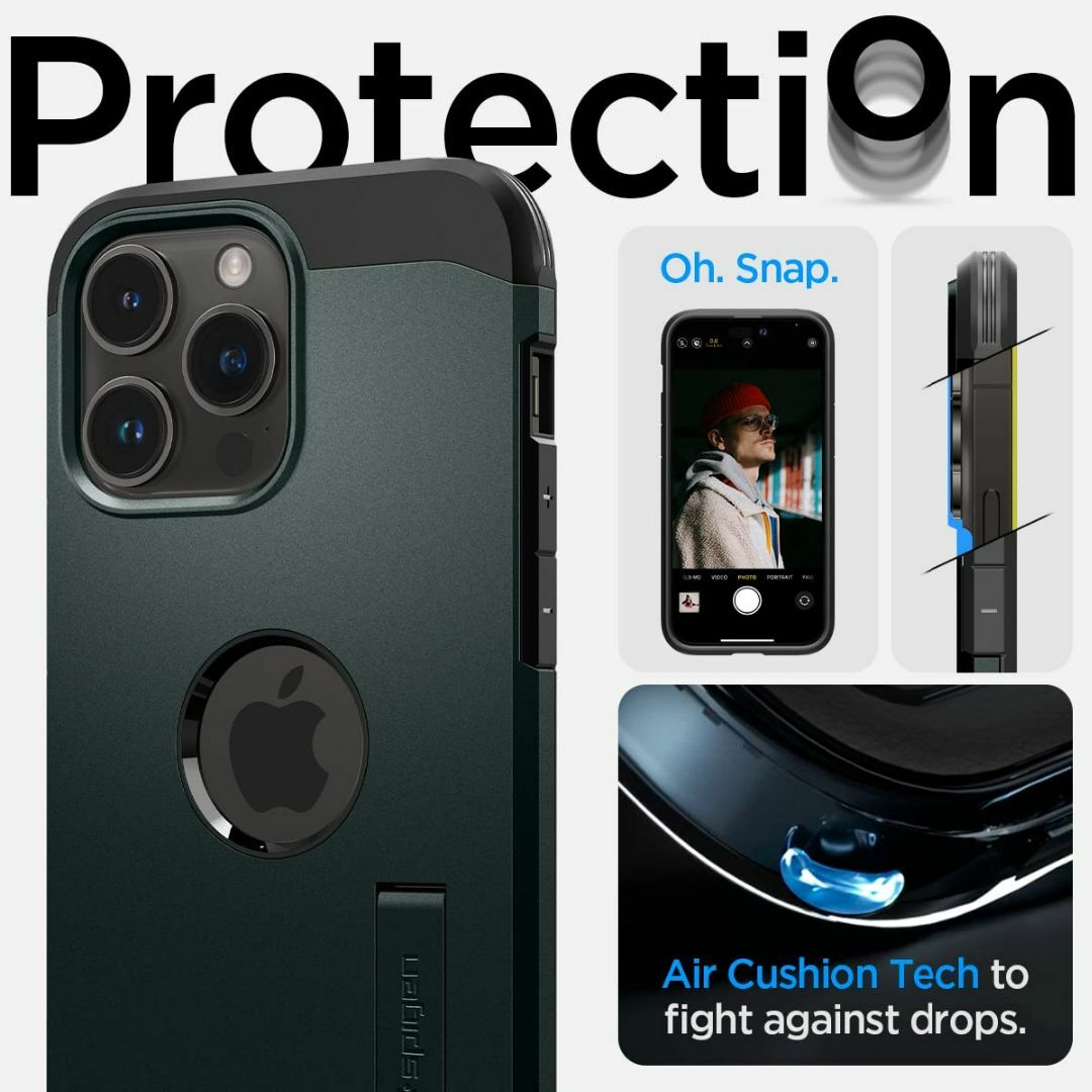 【色: フロスト・ブラック】Spigen iPhone14ProMax ケース