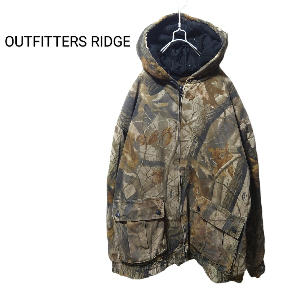 【OUTFITTERS RIDGE】リアルツリーカモ フード付ブルゾン A974