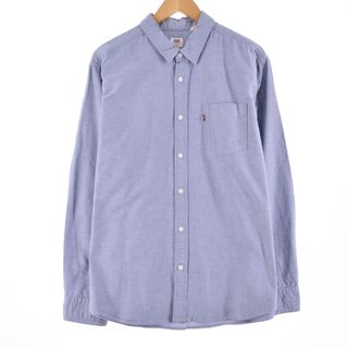 リーバイス(Levi's)の古着 リーバイス Levi's 長袖 コットンシャツ メンズXL /eaa347837(シャツ)