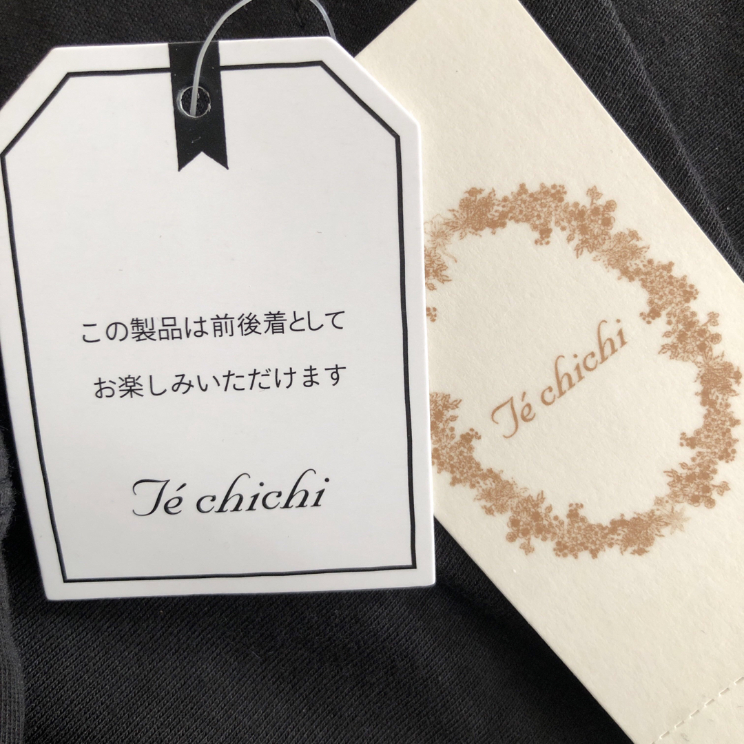 Techichi(テチチ)の新品テチチ黒トップス レディースのトップス(Tシャツ(半袖/袖なし))の商品写真